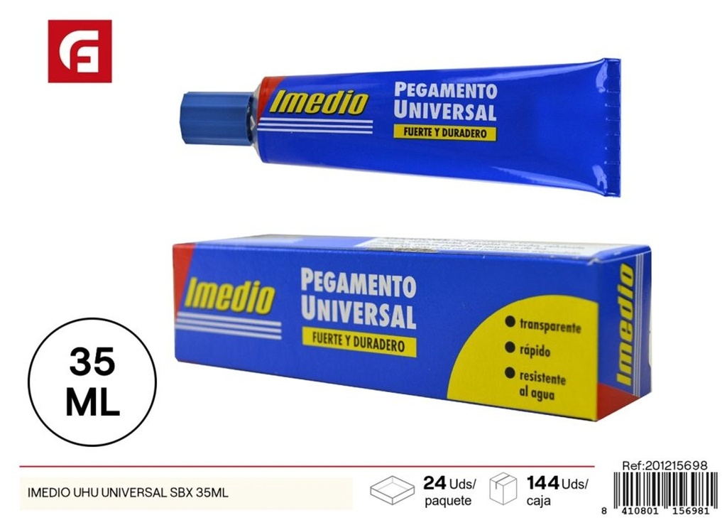 Pegamento UHU universal 35ml - Accesorios de manualidades