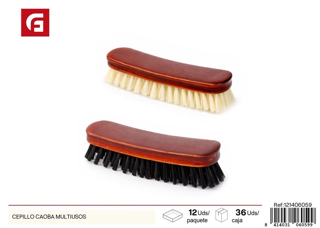 Cepillo caoba multiusos - Herramienta práctica para limpieza