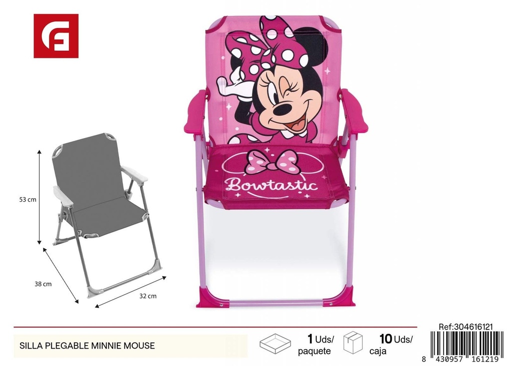 Silla plegable Minnie House - Muebles de verano y camping