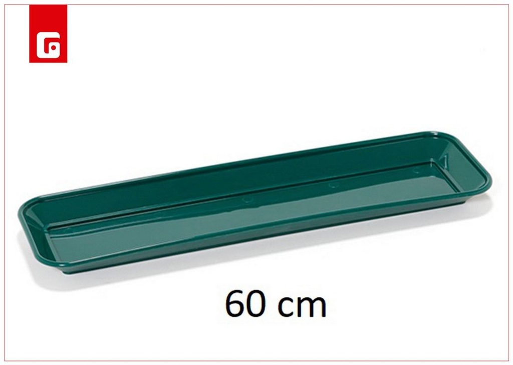 Plato jardinero verde 60cm - Accesorios de jardinería
