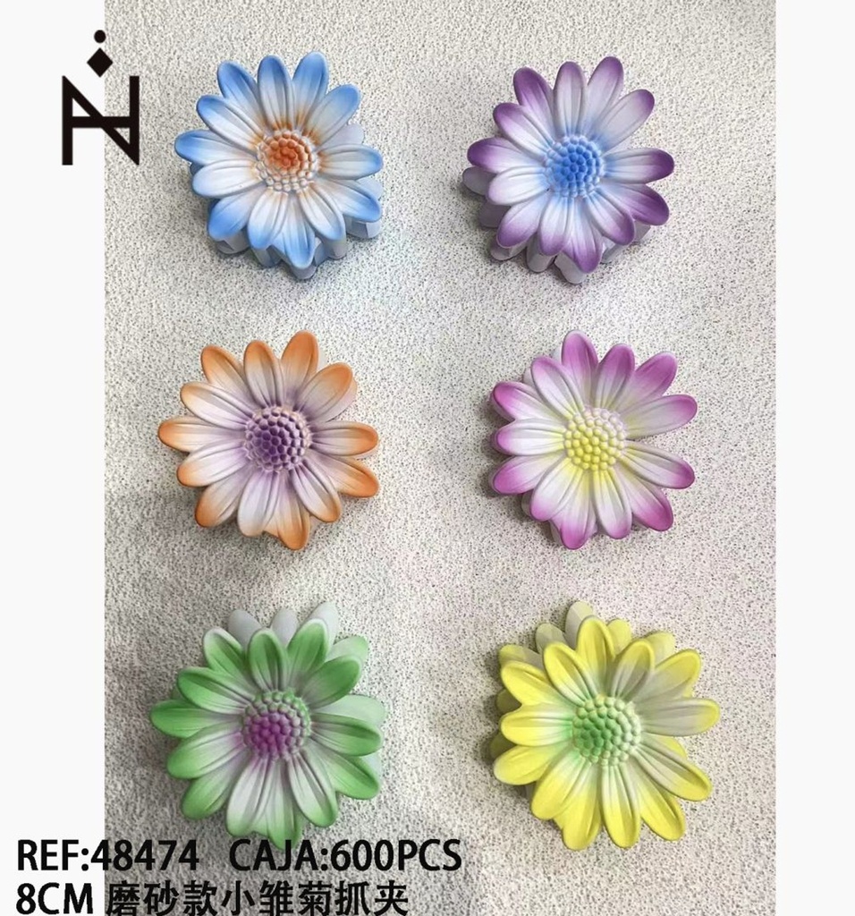 Pack de 12 pinzas de pelo flor - Accesorios para el cabello y pinzas decorativas