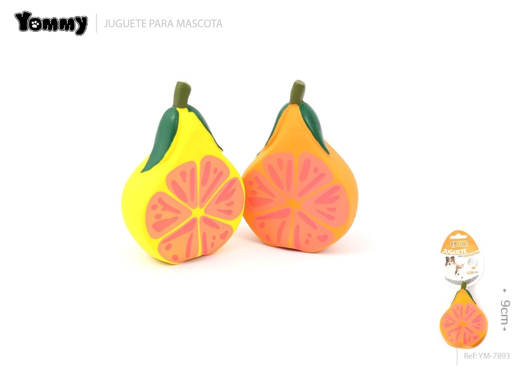 Juguete de pomelo de látex para mascotas 9 cm - Accesorios de juego para gatos
