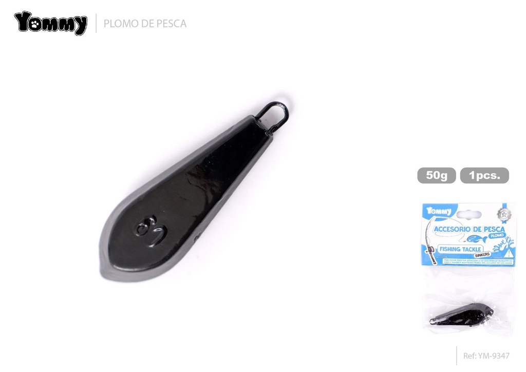 Plomo ecológico 1pc 50g para pesca - Accesorios de pesca innovadores