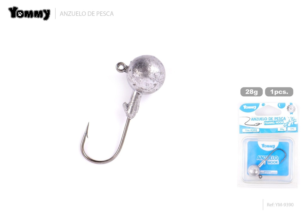 Anzuelos de pesca con cabeza de plomo 1pc 28g - Eficiencia en la pesca garantizada