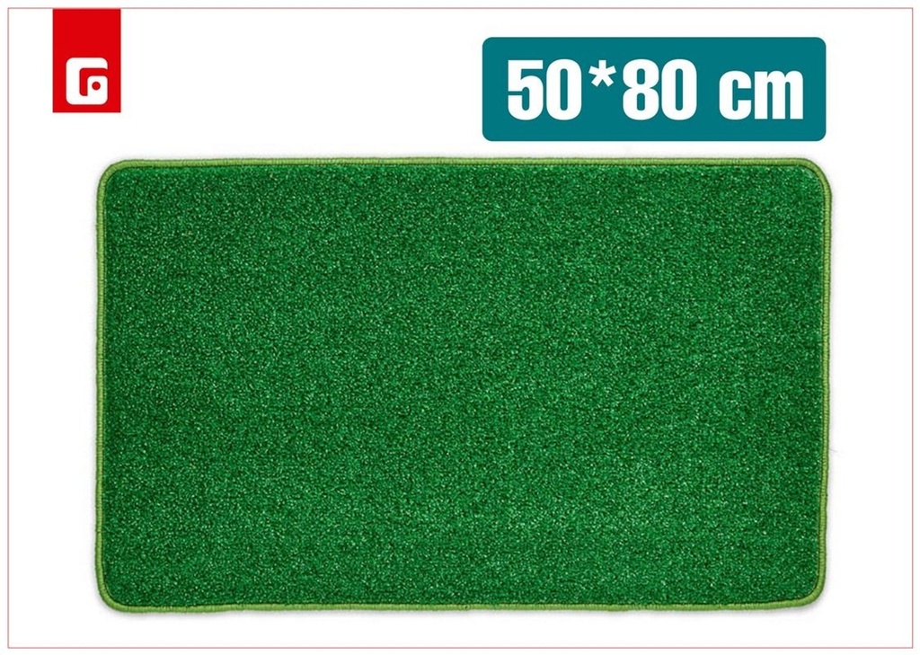 Césped artificial 50 x 80 cm - Pasto sintético decorativo  