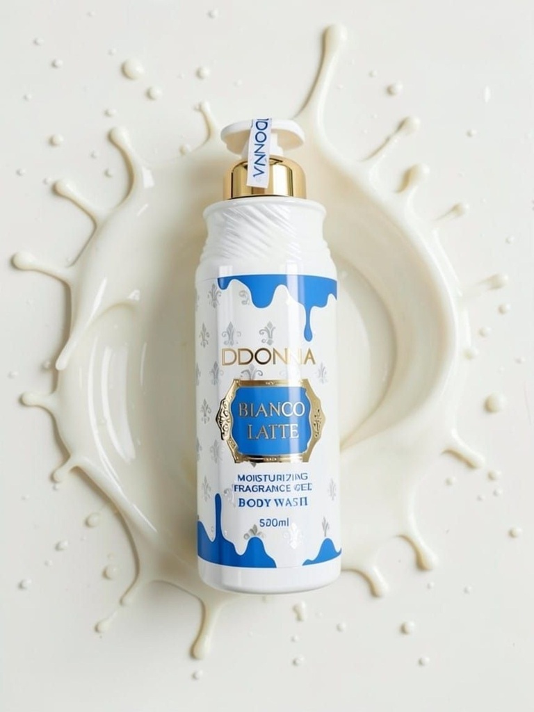 Gel de baño Bianco Latte 520g 10121C - Cosméticos y cuidados corporales