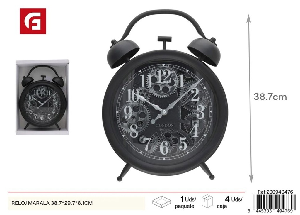 Reloj Marala 38.7x29.7x8.1 cm - Relojes de pared y decoración del hogar