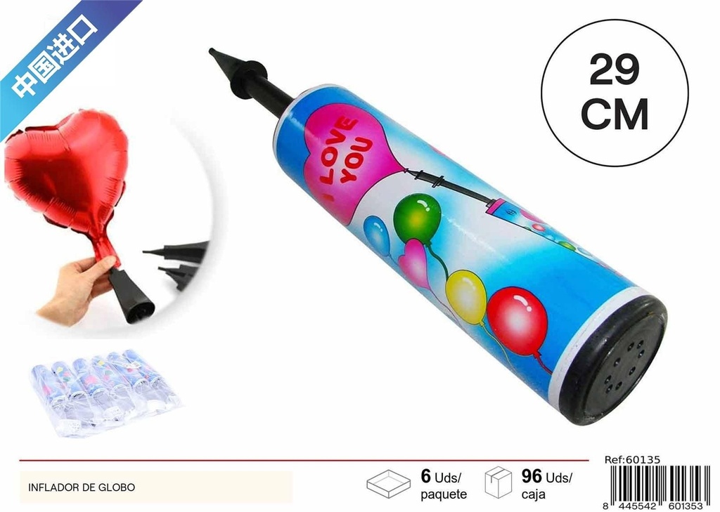 Inflador de globo - Artículos para fiestas
