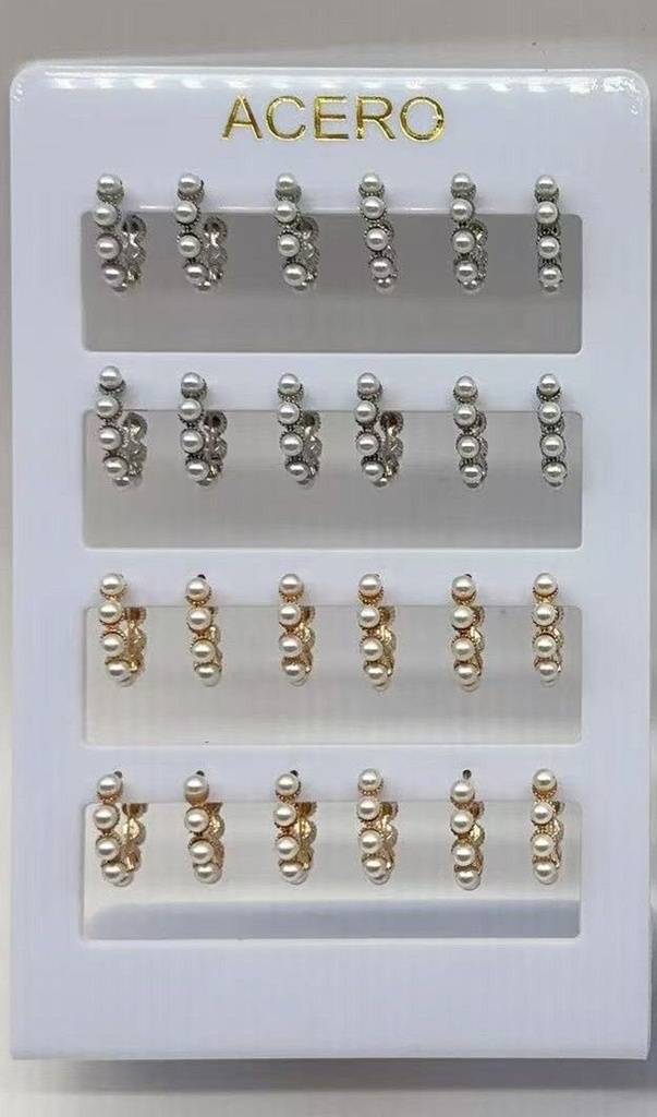 Pendientes 12 piezas ED-090 NS - Joyería y accesorios