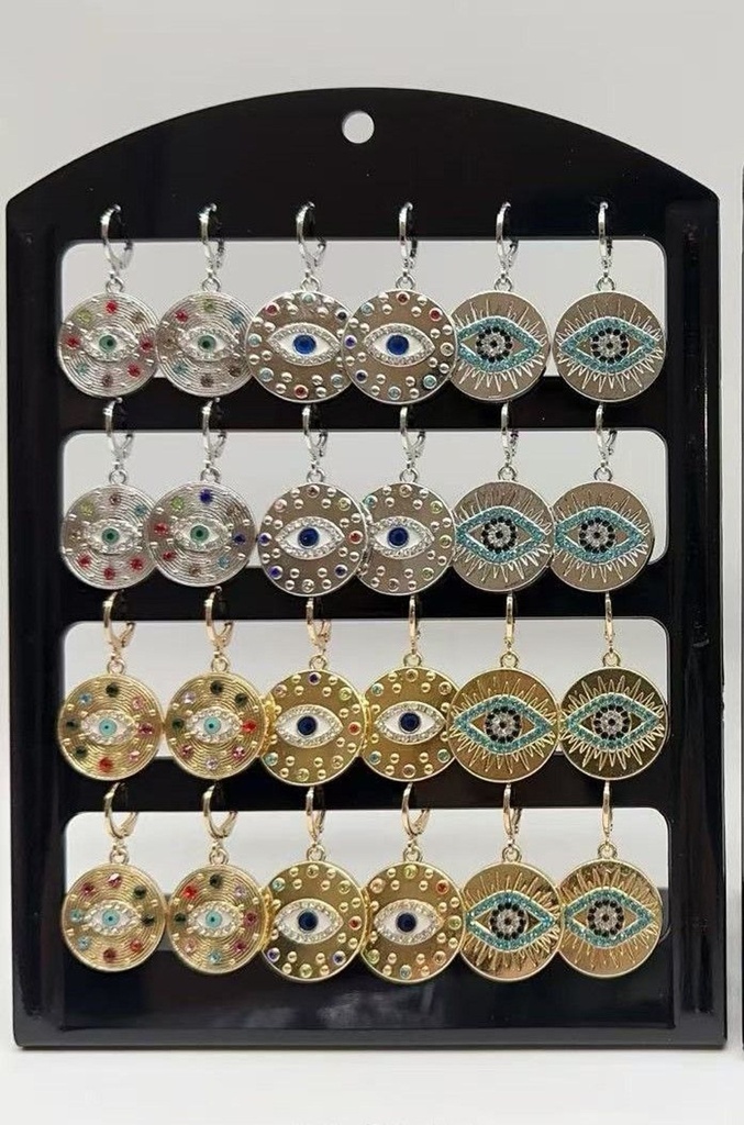 Pendientes 12 piezas ED1133 NS - Joyería y accesorios