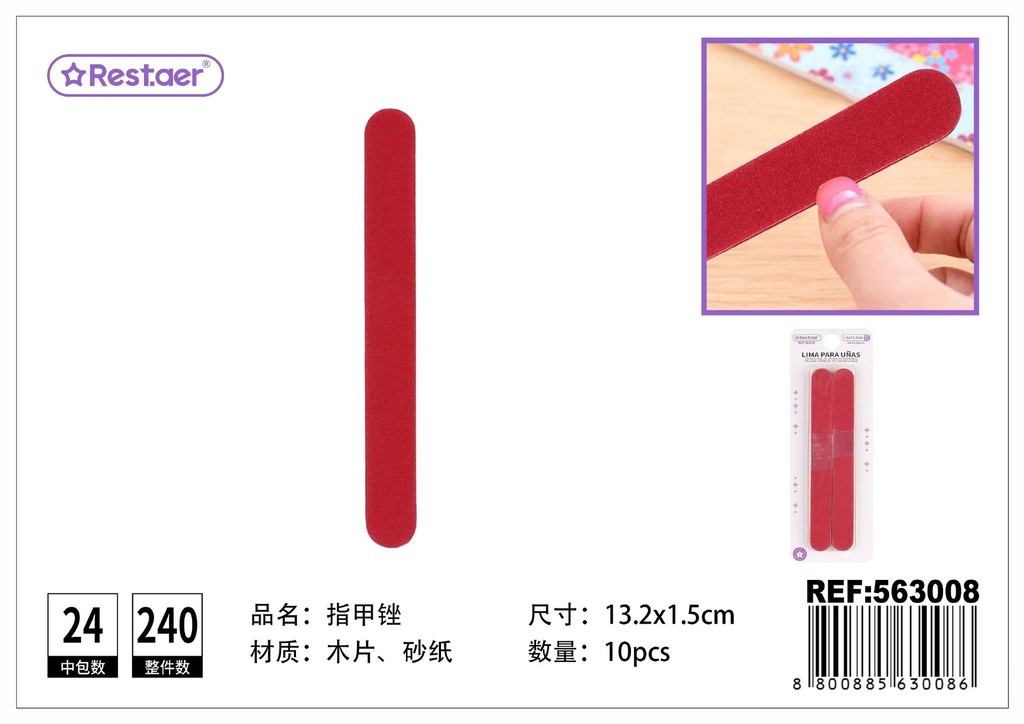 Accesorios de manicura 10pcs - Herramientas para cuidado personal