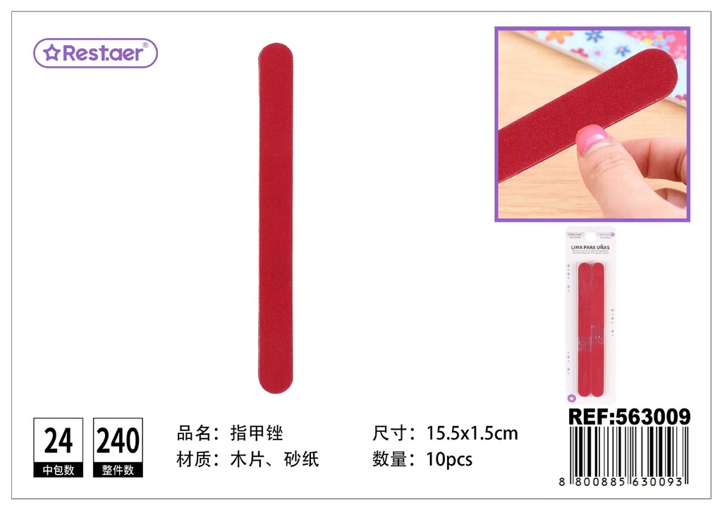 Accesorios de manicura 10pcs - Herramientas para cuidado personal