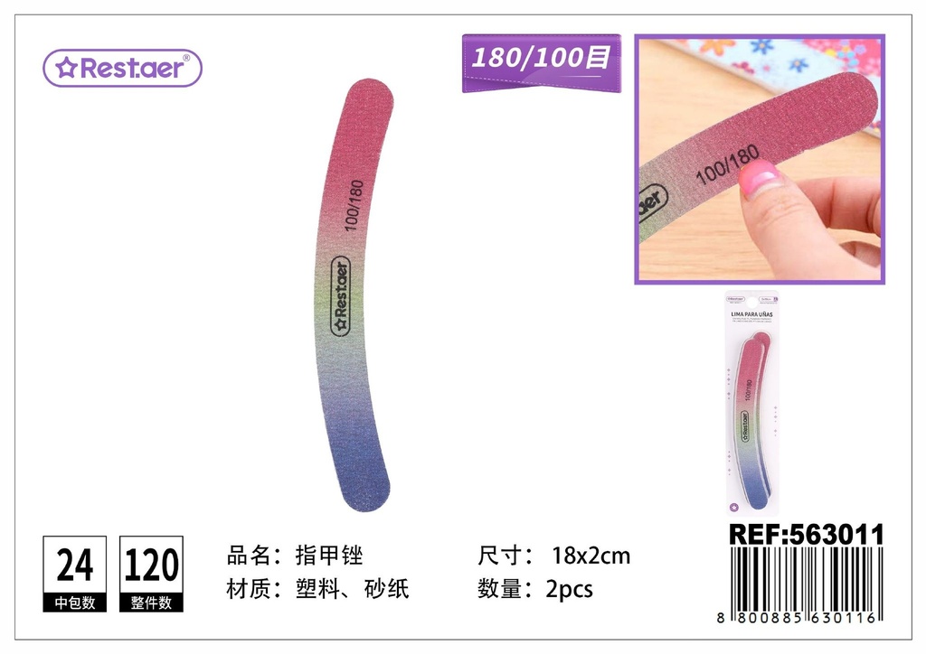 Accesorios de manicura 2pcs - Herramientas para cuidado personal