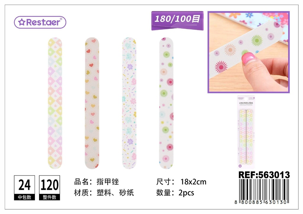 Accesorios de manicura 2pcs - Herramientas para cuidado personal
