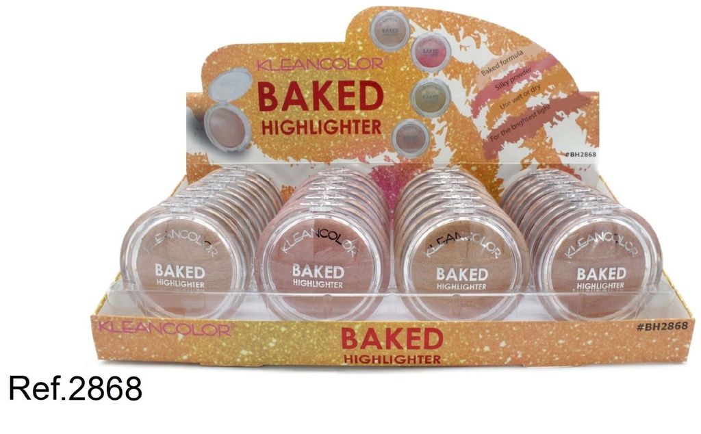 Iluminador horneado Leticia Well BH2868 LW - Cosméticos y maquillaje