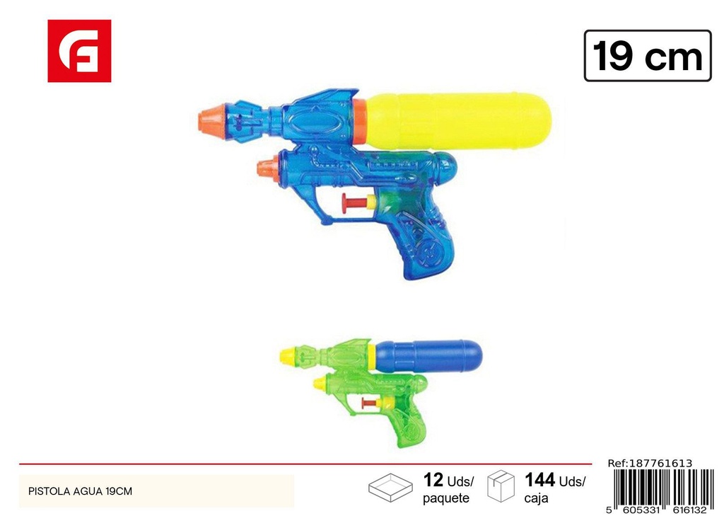 Pistola de agua 19 cm - Verano y juguetes de agua