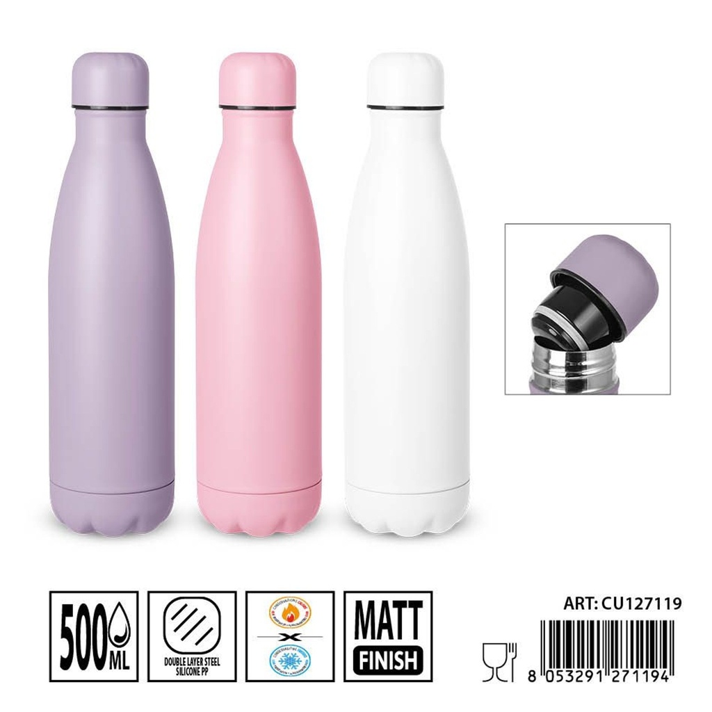 Botella térmica DC Casa 500 ml 7.1x26.5 cm - Accesorios para bebidas y termos