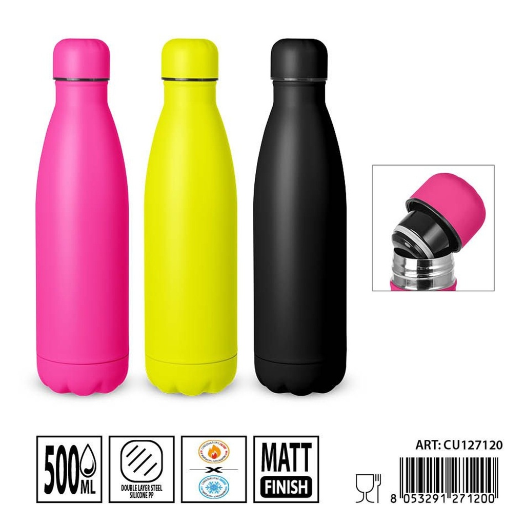 Botella térmica 500ml 7.1x26.5 cm - Accesorios de cocina