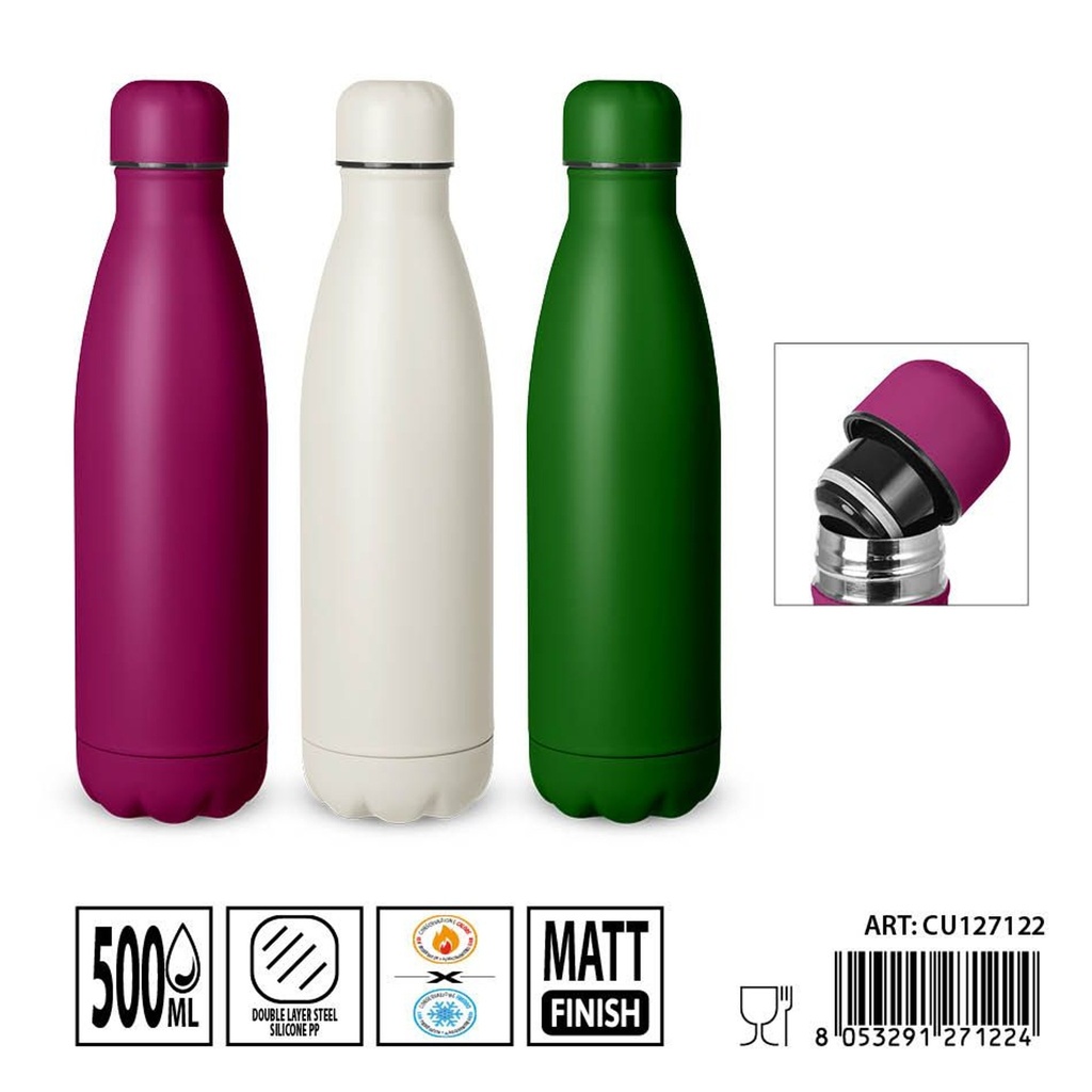 Botella térmica 500ml 7.1x26.5 cm - Accesorios de cocina
