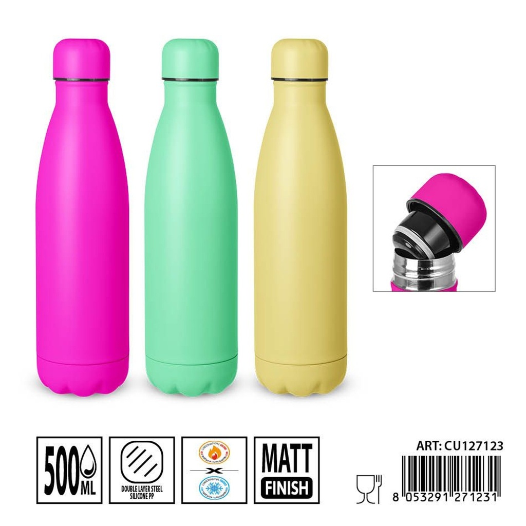 Botella térmica 500ml 7.1x26.5 cm - Accesorios de cocina