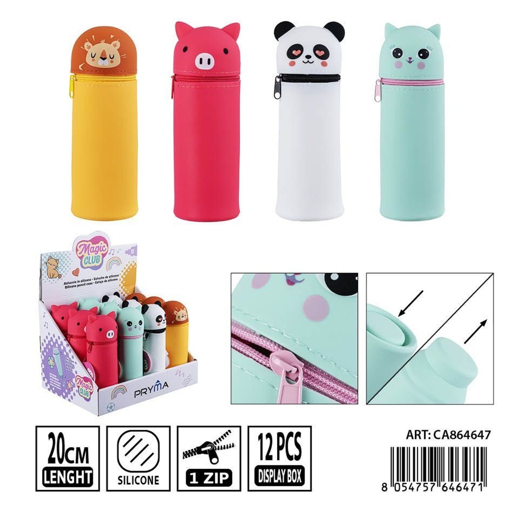 Estuche de silicona Pryma 20 cm - Estuches para lápices y mochilas
