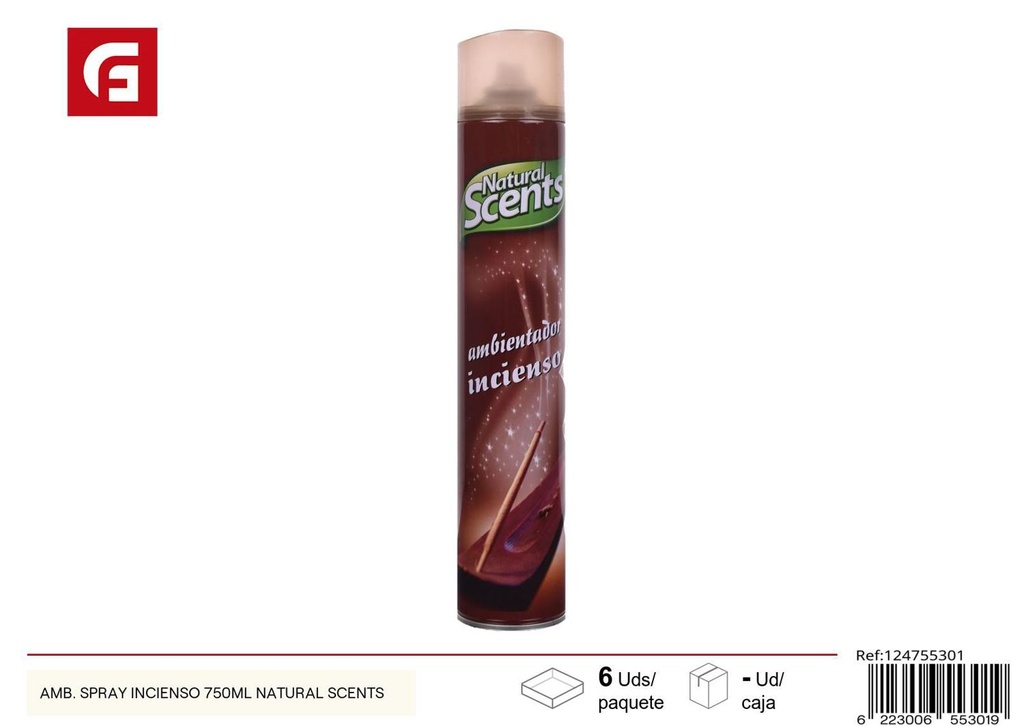 Aire fresco ambientador spray incienso 750 ml - Ambientador
