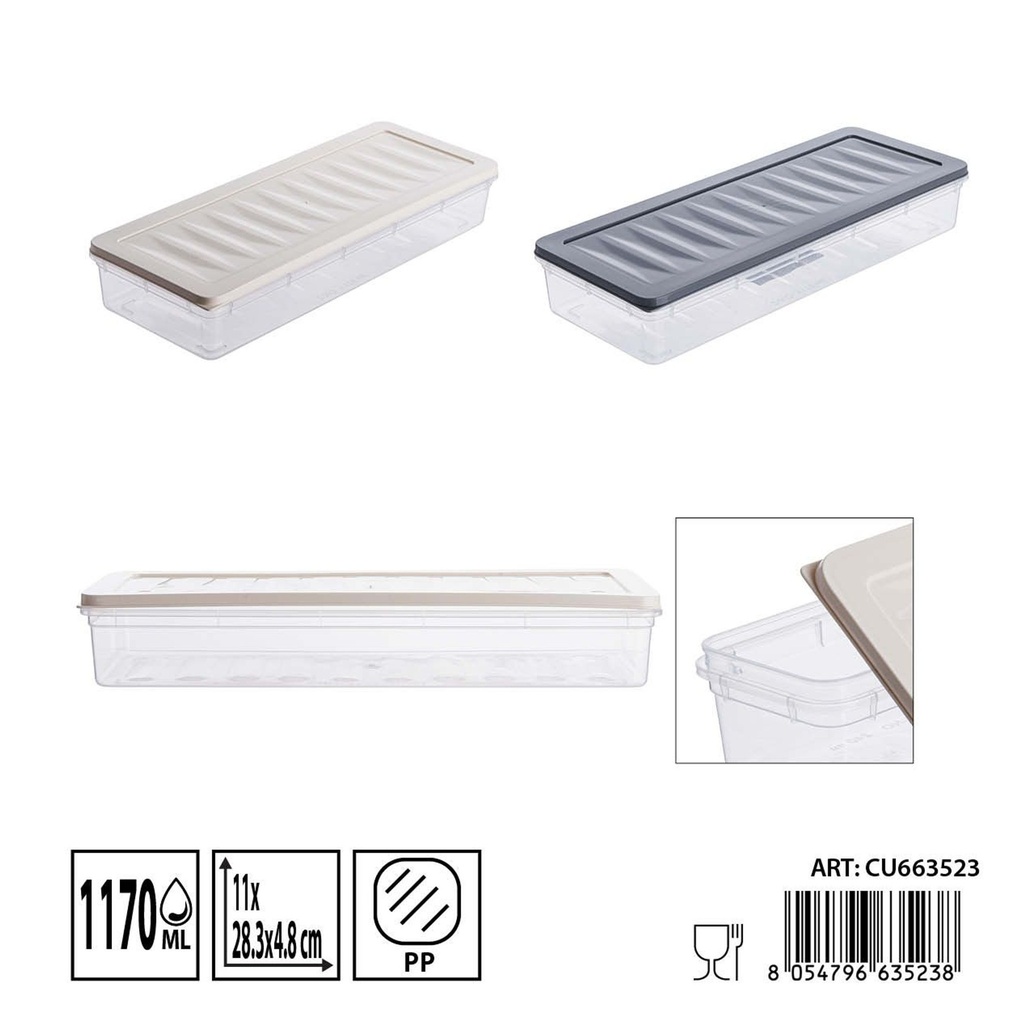 Contenedor de alimentos 1170 ml - Almacenamiento plástico y recipientes
