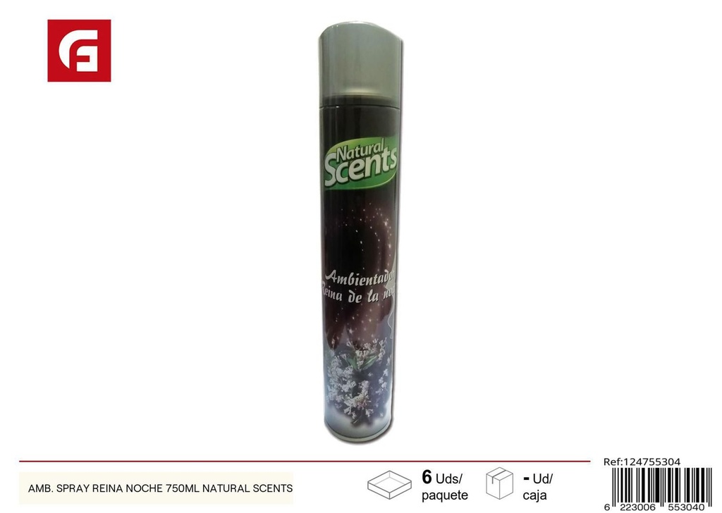 Ambientador en spray Reina de la Noche 750ml Natural Scents