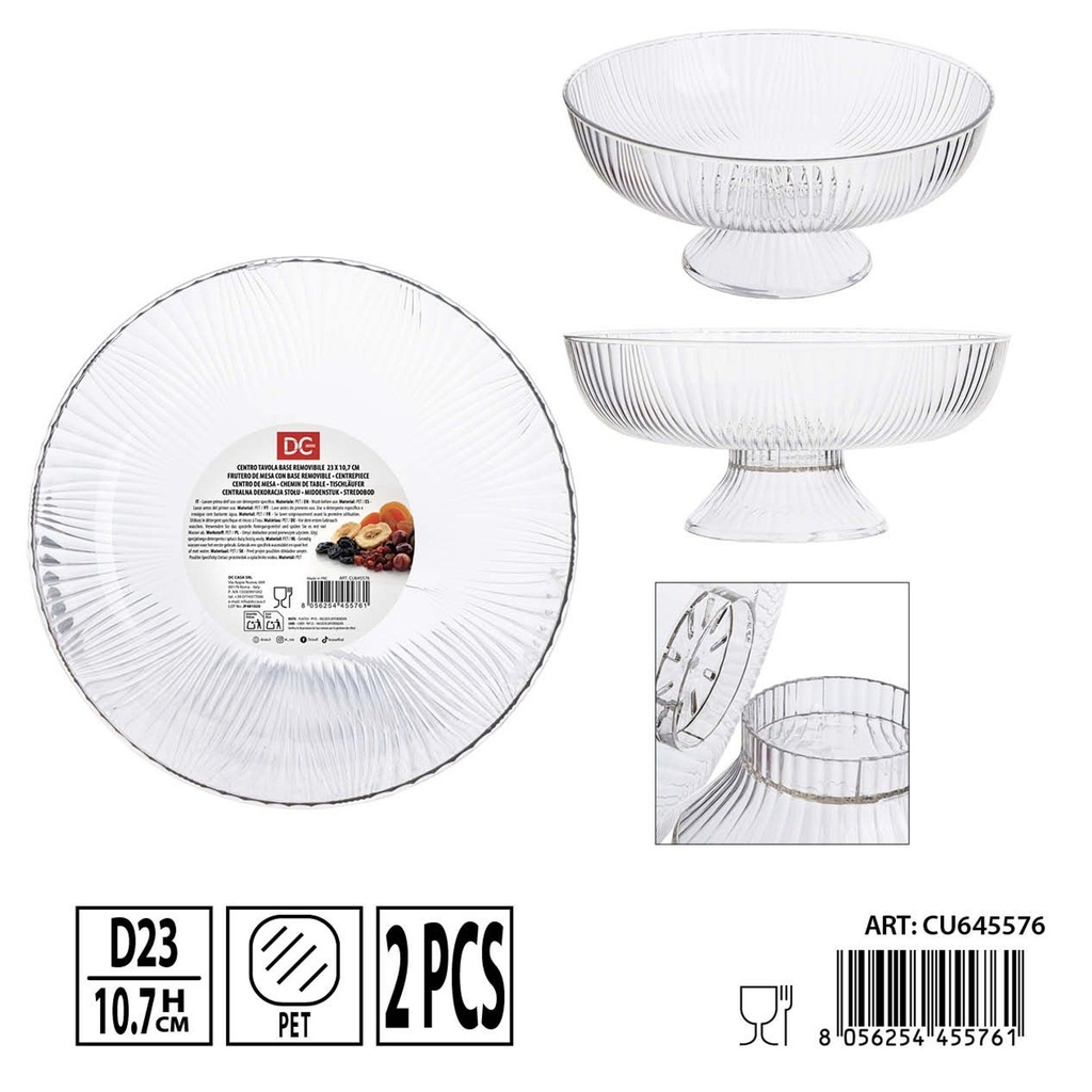 Frutero de mesa con base removible 23X10.7 cm - Almacenamiento de cocina