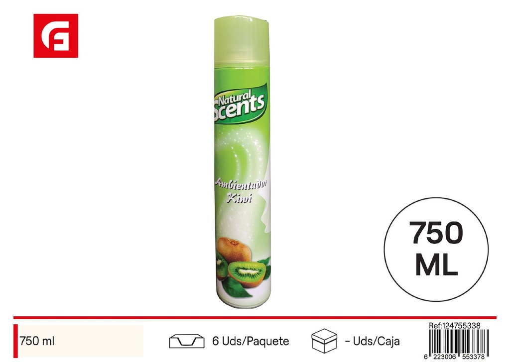Aire fresco ambientador spray kiwi 750 ml - Ambientador