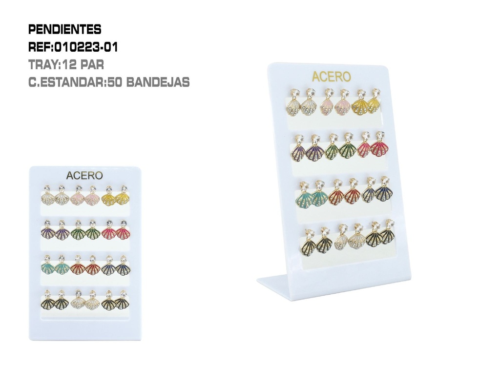 Expendedora de pendientes 12pcs - Bisutería y accesorios de moda