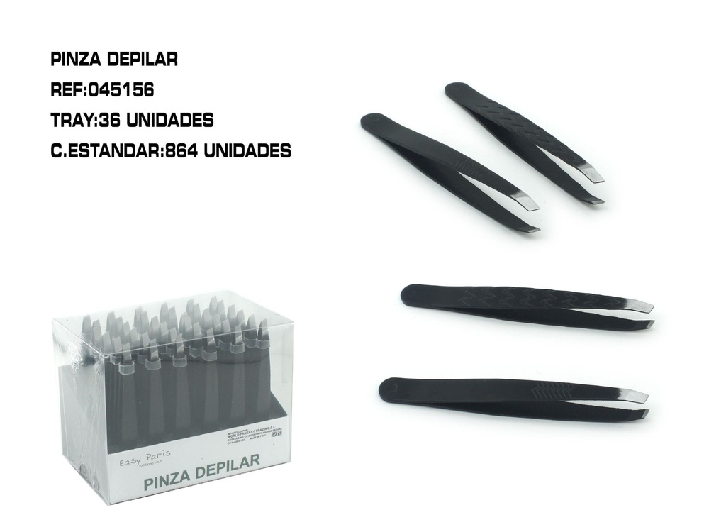 Pinza depilar 36 unidades - Herramientas de depilación