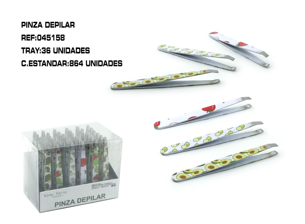 Pinza depilar 36 unidades - Herramientas de depilación