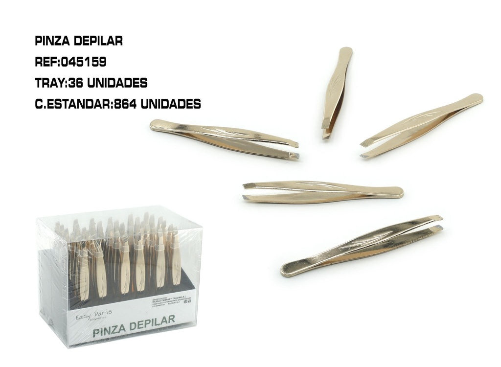 Pinza depilar 36 unidades - Herramientas de depilación