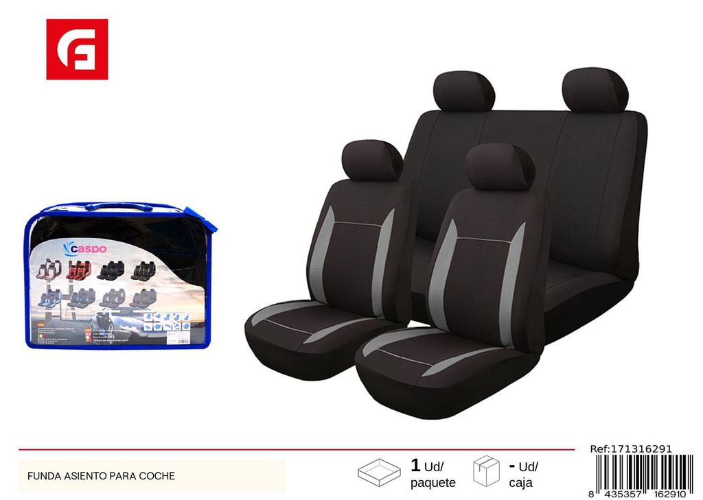 Funda para asiento de coche con diseño de malla + 2 mm SC9117 - Accesorios de coche