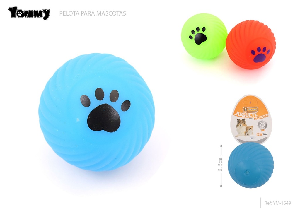 Pelota para mascotas 6.5 cm - Juguetes para mascotas
