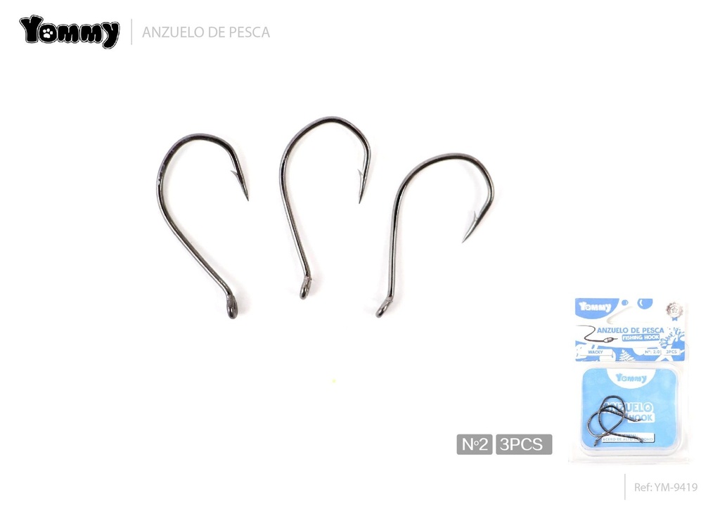 Anzuelo de pesca 2/0 - Accesorios de pesca