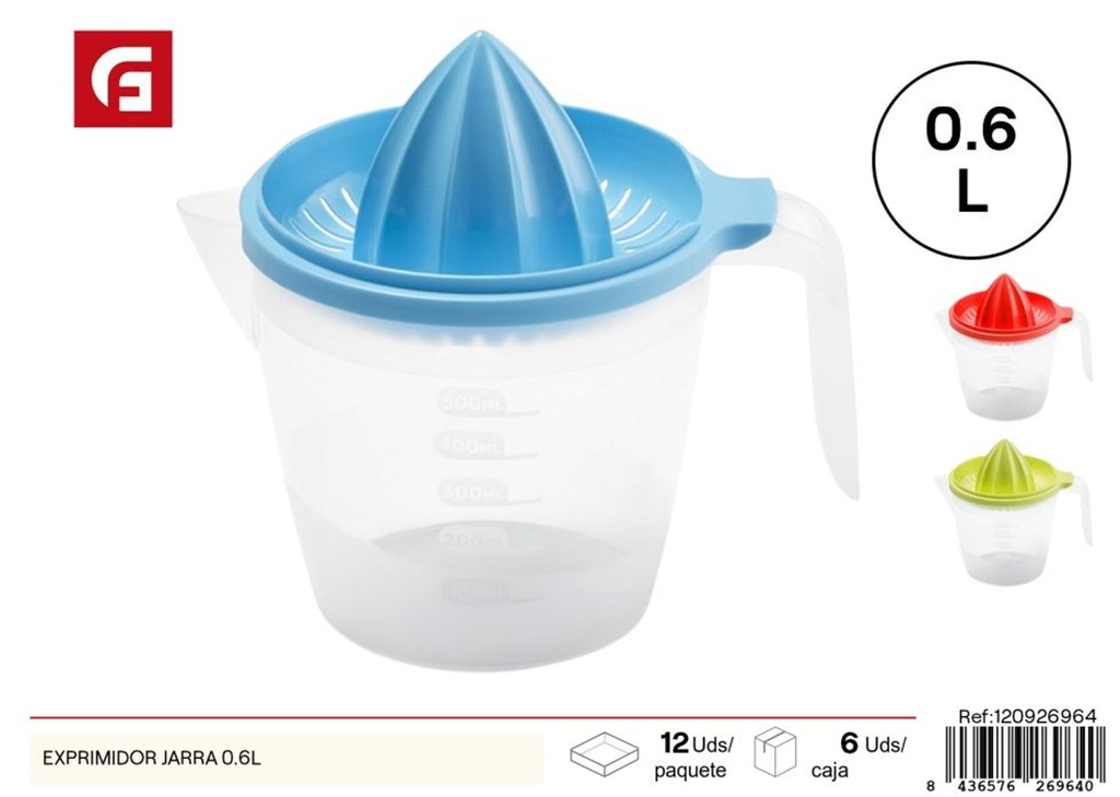 Exprimidor de jarra de 0.6 litros - Utensilios de cocina