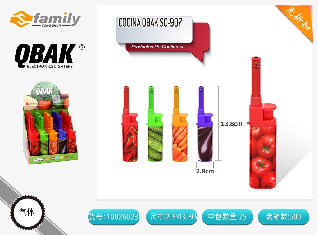 Cocina QBAK SQ-907 - Accesorios de encendido