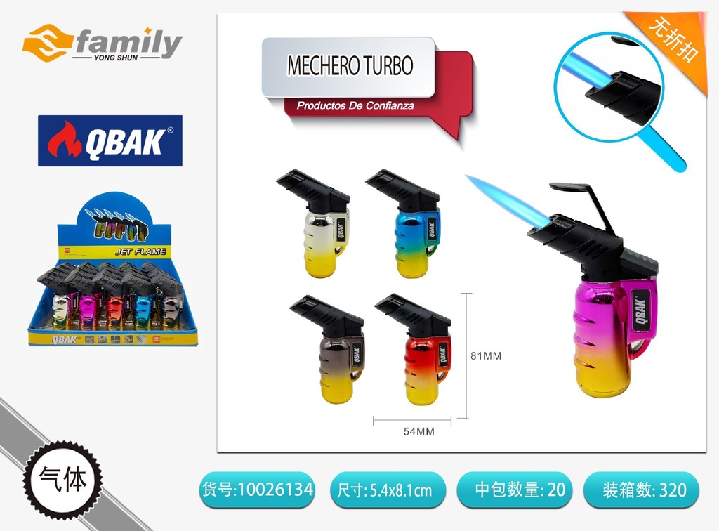 Mechero Turbo - Accesorios de fumar