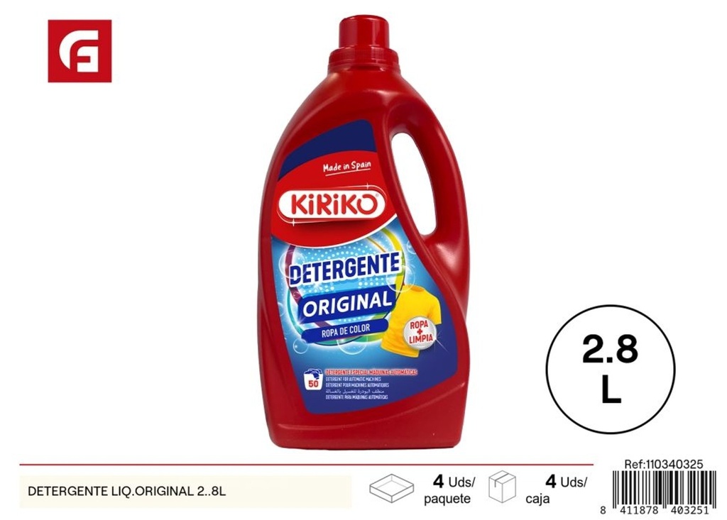 Detergente líquido original 2.8 L limón - Limpieza