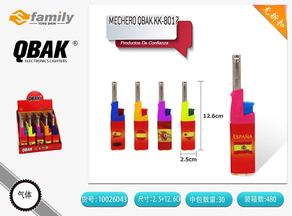 Mechero Qbak KK-8017 - Accesorios de cocina