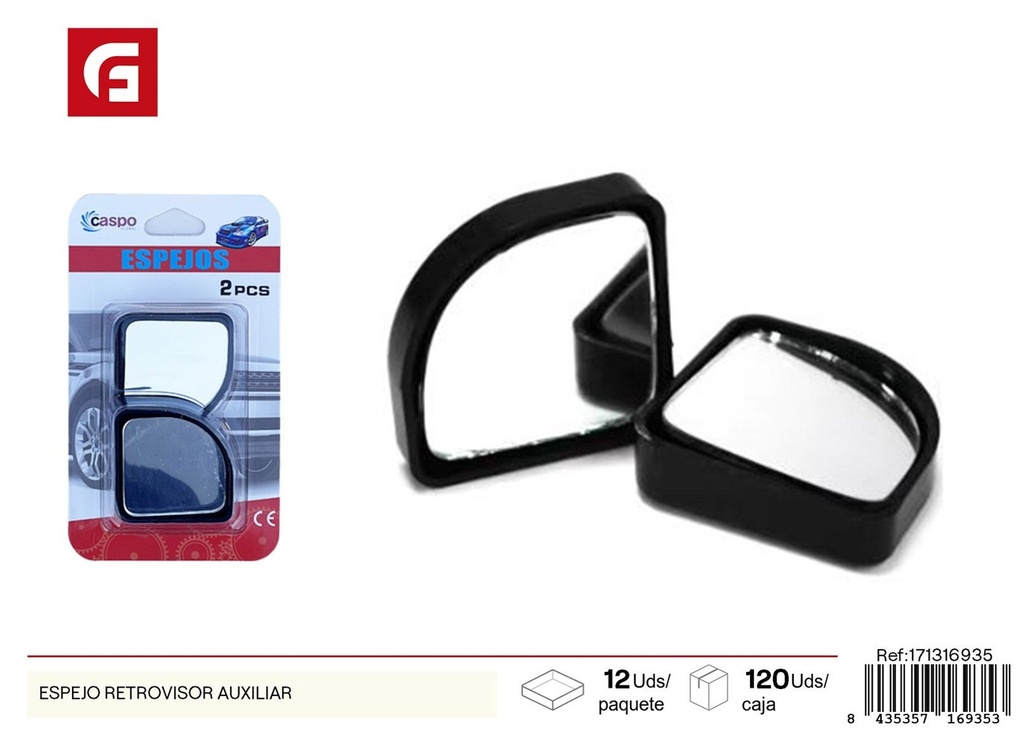 Espejo retrovisor auxiliar - Accesorios para automóviles