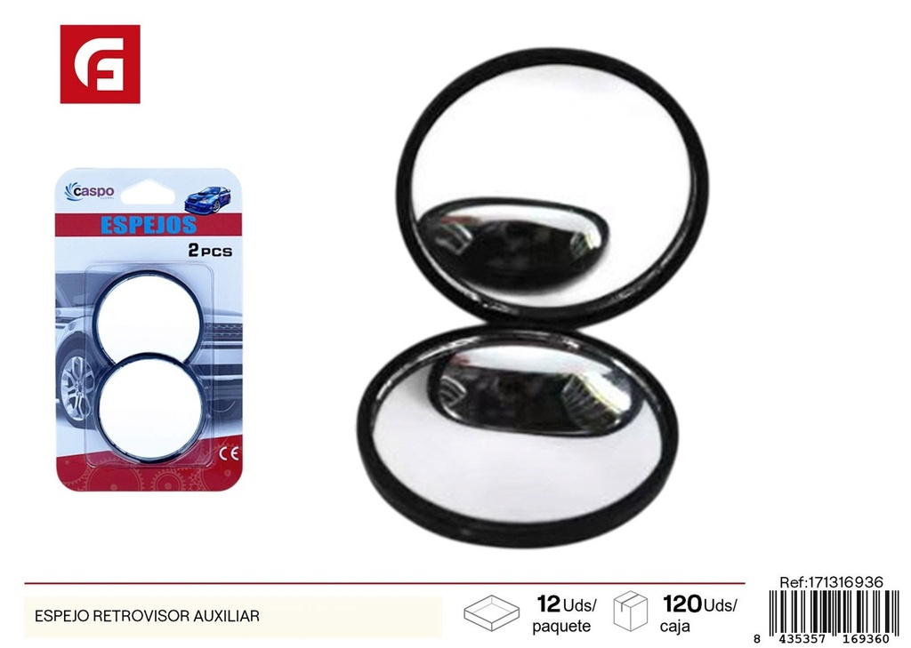Espejo retrovisor auxiliar - Accesorios para automóviles