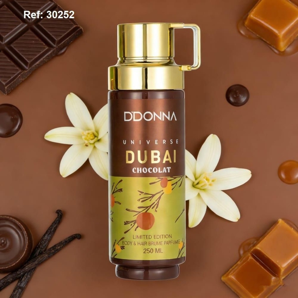 Body mist universe dubai chocolat 250ml DD30252 - Cosméticos y cuidado corporal