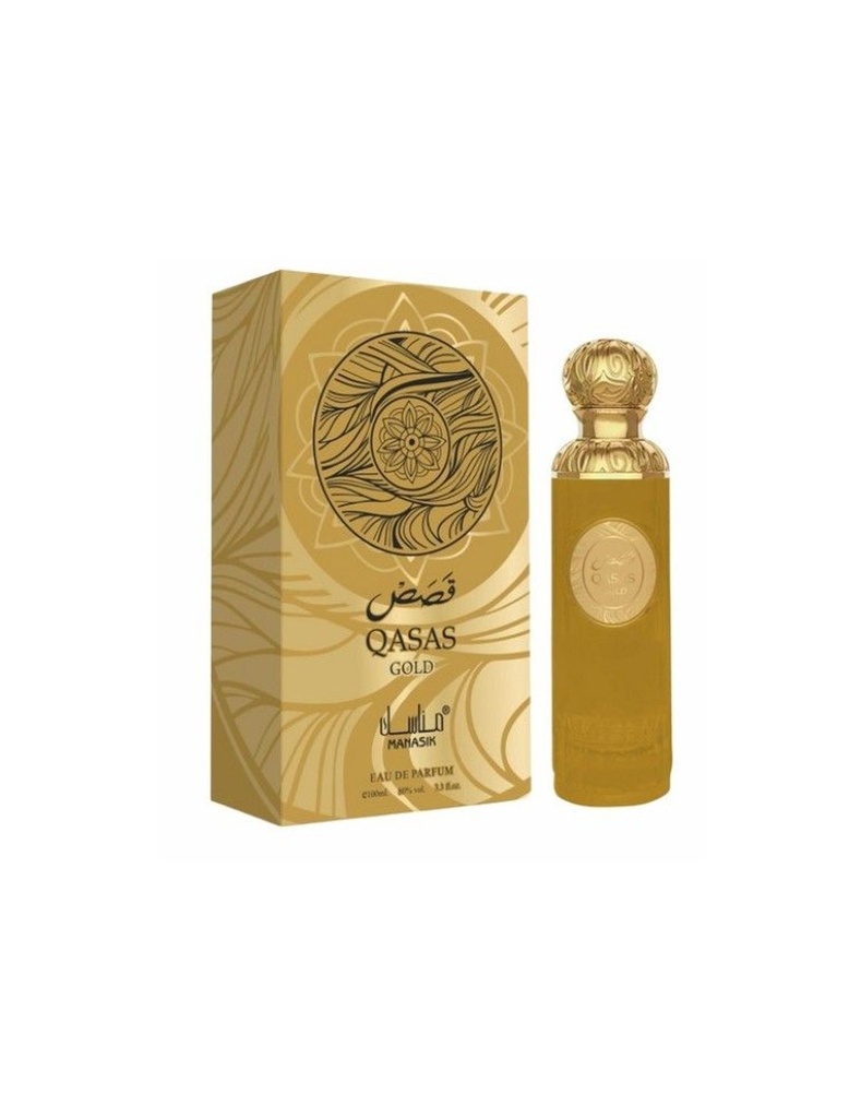 Perfume Qasas Gold Manasik 100 ml - Fragancias y productos aromáticos