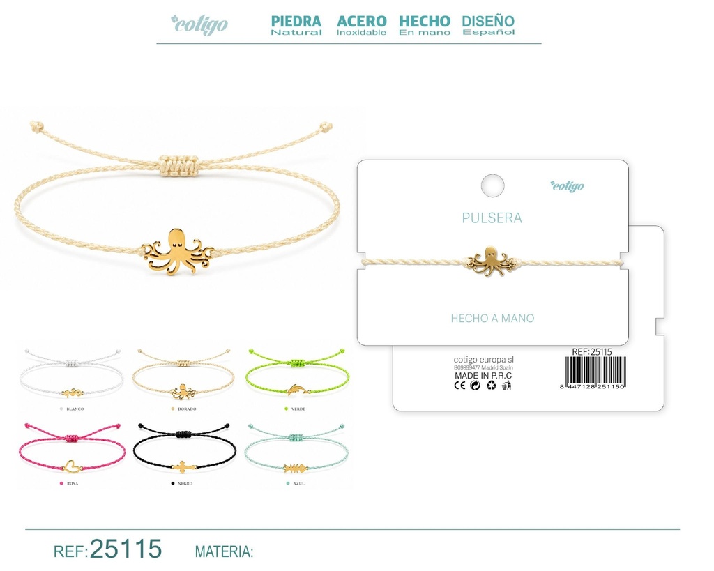 Pulsera hecha a mano - Joyería artesanal
