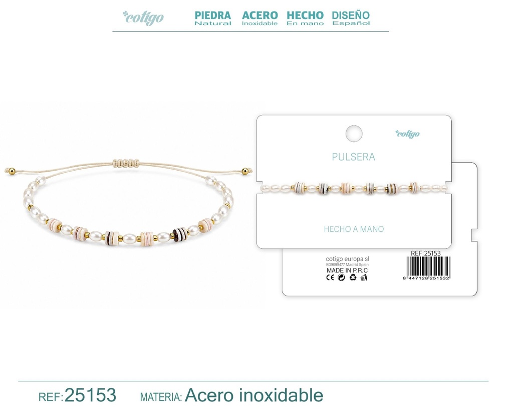 Pulsera hecha a mano con hilo - Joyas artesanales