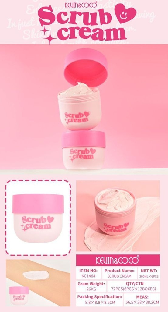 Exfoliante corporal Kevin Coco - Productos de cuidado personal