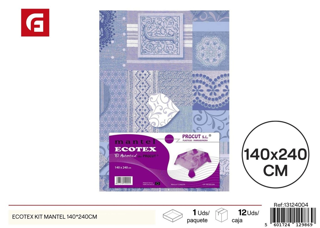 Mantel Ecotex kit 140x240cm - Textiles del hogar y mesas